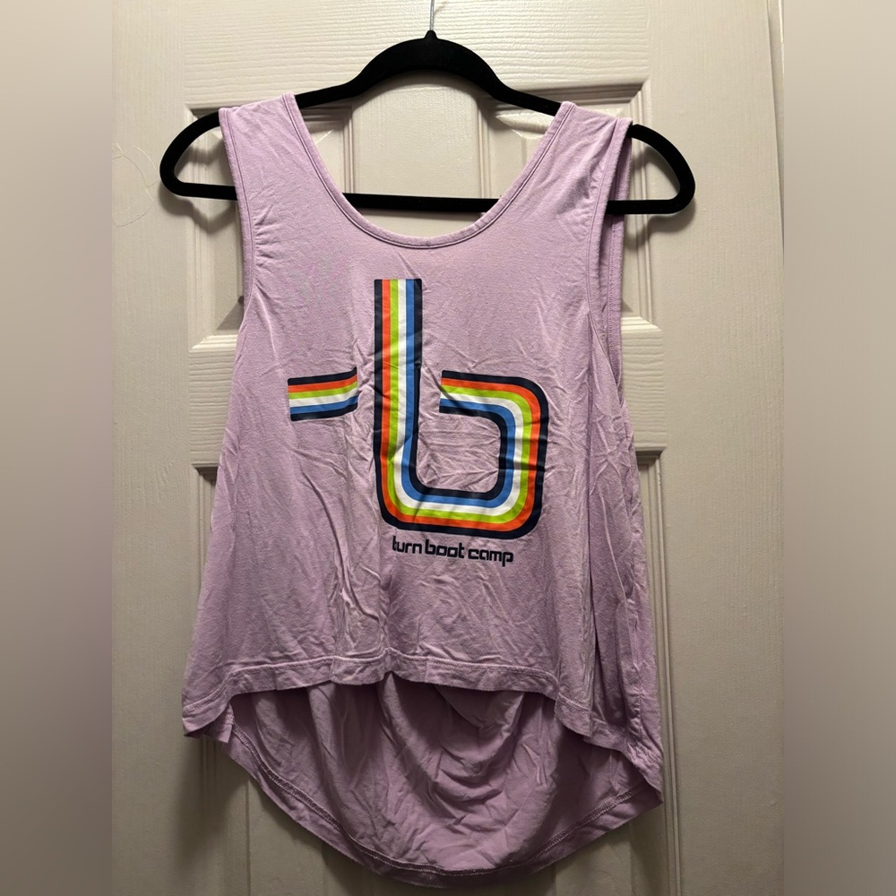 Lavender Rainbow Logo Tank Top